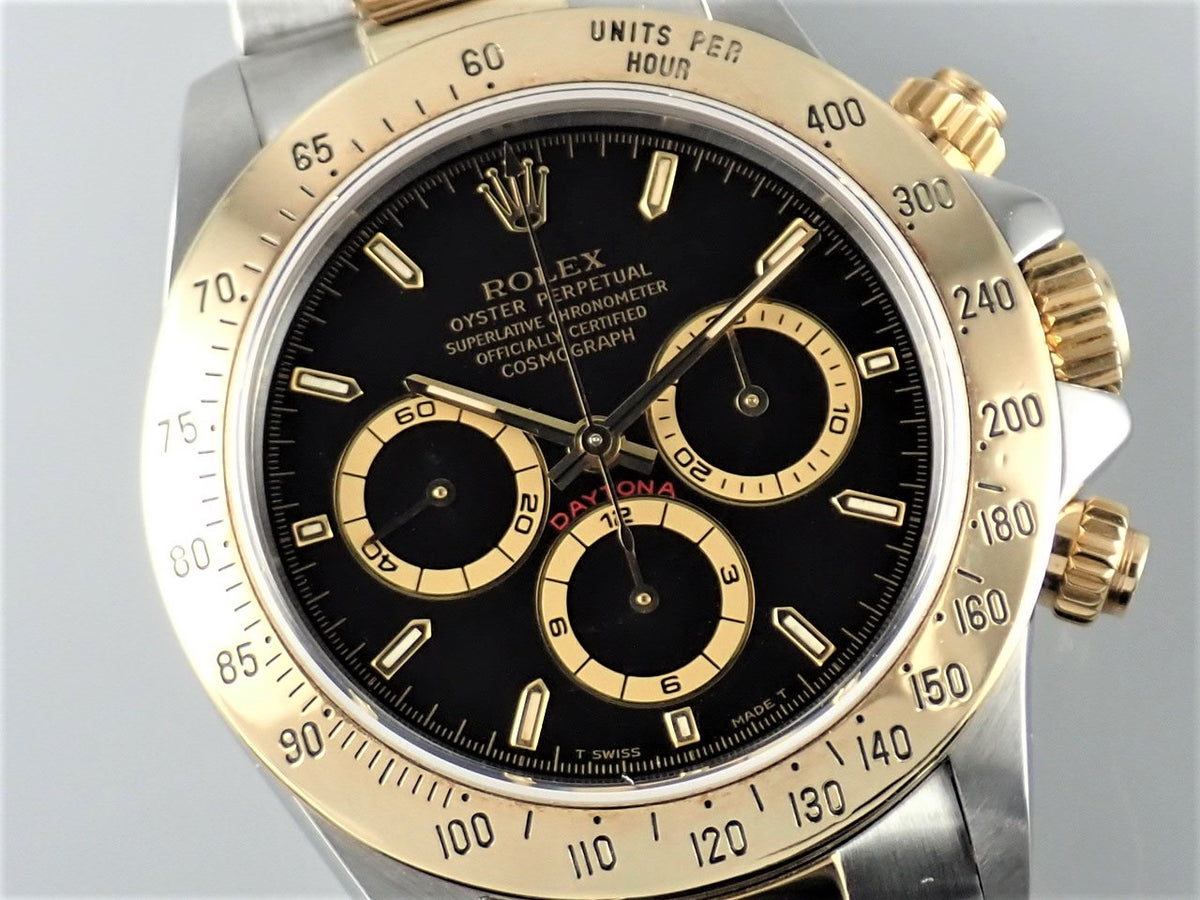 ロレックス デイトナ Ref.16523 ブラック文字盤 中古 daytona-214