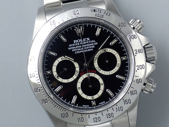 ロレックス デイトナ エルプリメロ Ref.16520 ステンレススチール ブラック文字盤