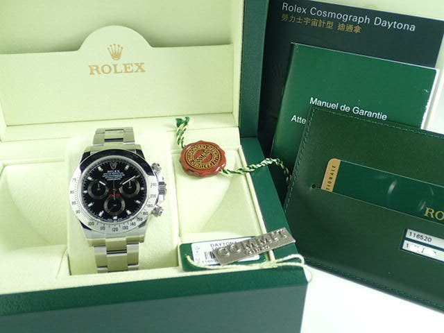 ロレックス デイトナ Ref.116520 ブラック文字盤 美品 daytona-215