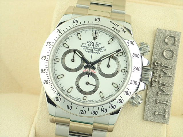 Rolex Daytona White Dial Random Mirror Buckle