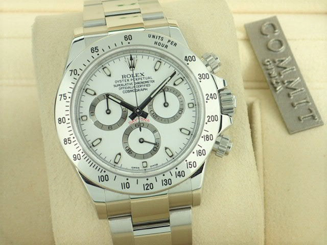 Rolex Daytona White Dial Random Mirror Buckle