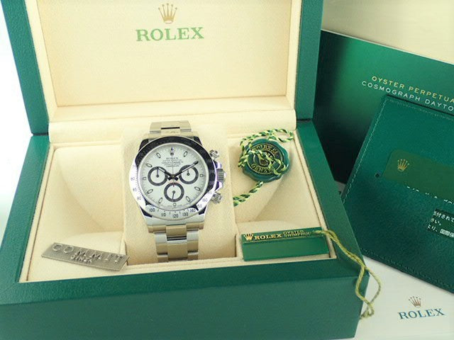 Rolex Daytona White Dial Random Mirror Buckle