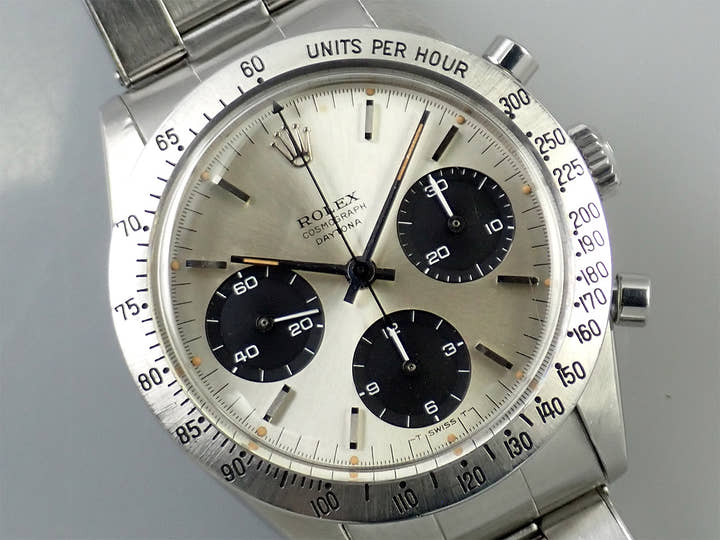 ロレックス デイトナ Ref.6239 ステンレススチール シルバー文字盤