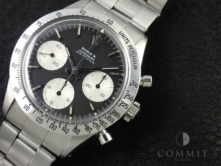 ロレックス デイトナ Ref.6239 ステンレススチール ブラック文字盤
