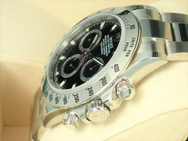 ロレックス デイトナ Ref.116520 ブラック文字盤 未使用 daytona-218