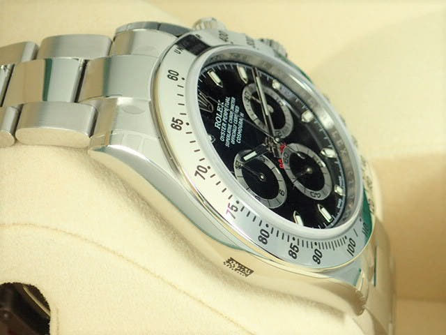 ロレックス デイトナ Ref.116520 ブラック文字盤 未使用 daytona-218