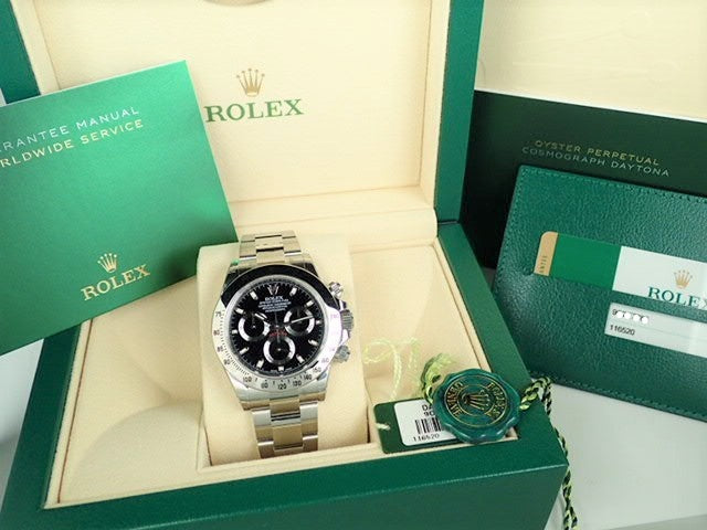 Rolex Daytona Black Dial Random Mirror Buckle [Unused]