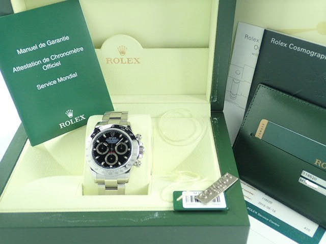 ロレックス デイトナ Ref.116520 ブラック文字盤 中古 daytona-224