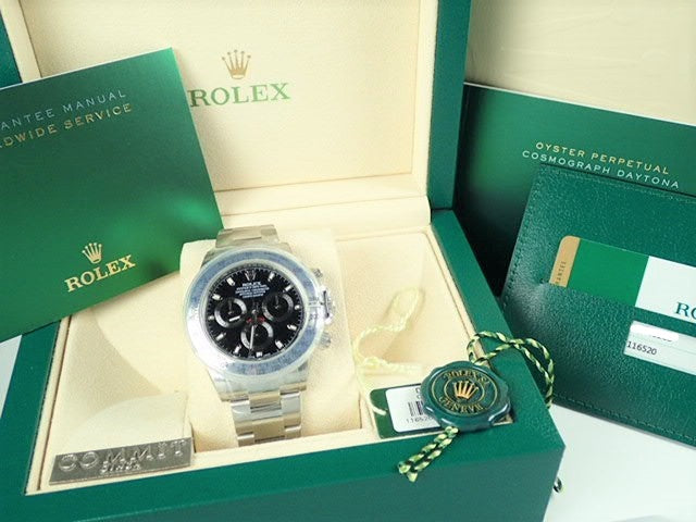 Rolex Daytona Black Dial Random Mirror Buckle [Unused]