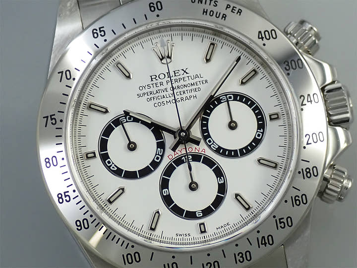 ロレックス デイトナ エルプリメロ Ref.16520 ステンレススチール ホワイト文字盤