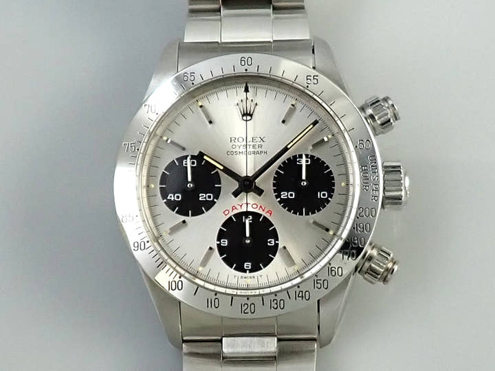ロレックス デイトナ Ref.6265 ステンレススチール シルバー文字盤