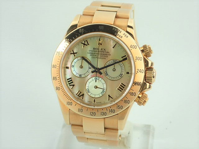 Rolex Daytona Yellow Shell Roman P serial