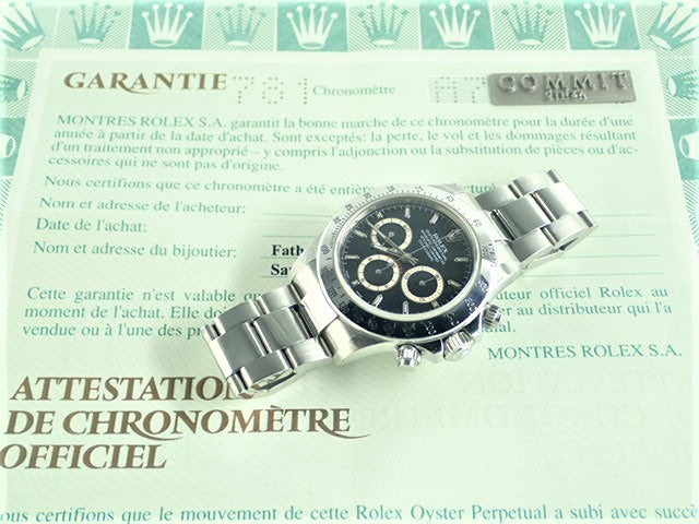 Rolex Daytona El Primero Black Dial A7