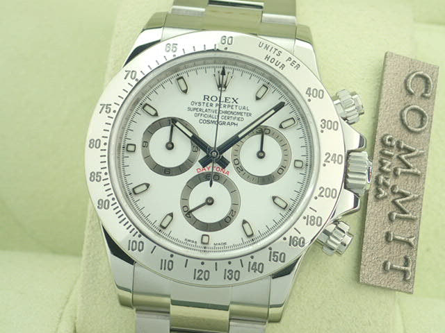 ロレックス デイトナ Ref.116520 ホワイト文字盤 中古 daytona-238