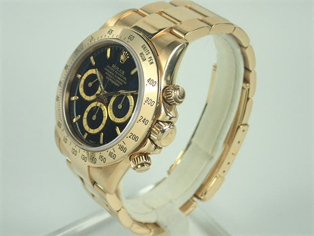 ロレックス デイトナ Ref.16528 ブラック文字盤 中古 daytona-240