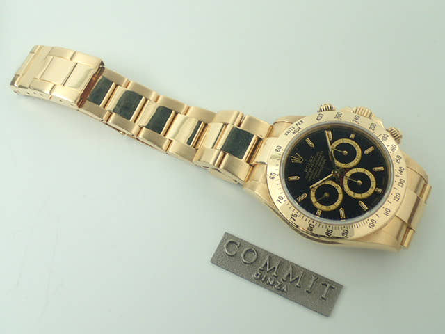 ロレックス デイトナ Ref.16528 ブラック文字盤 中古 daytona-240