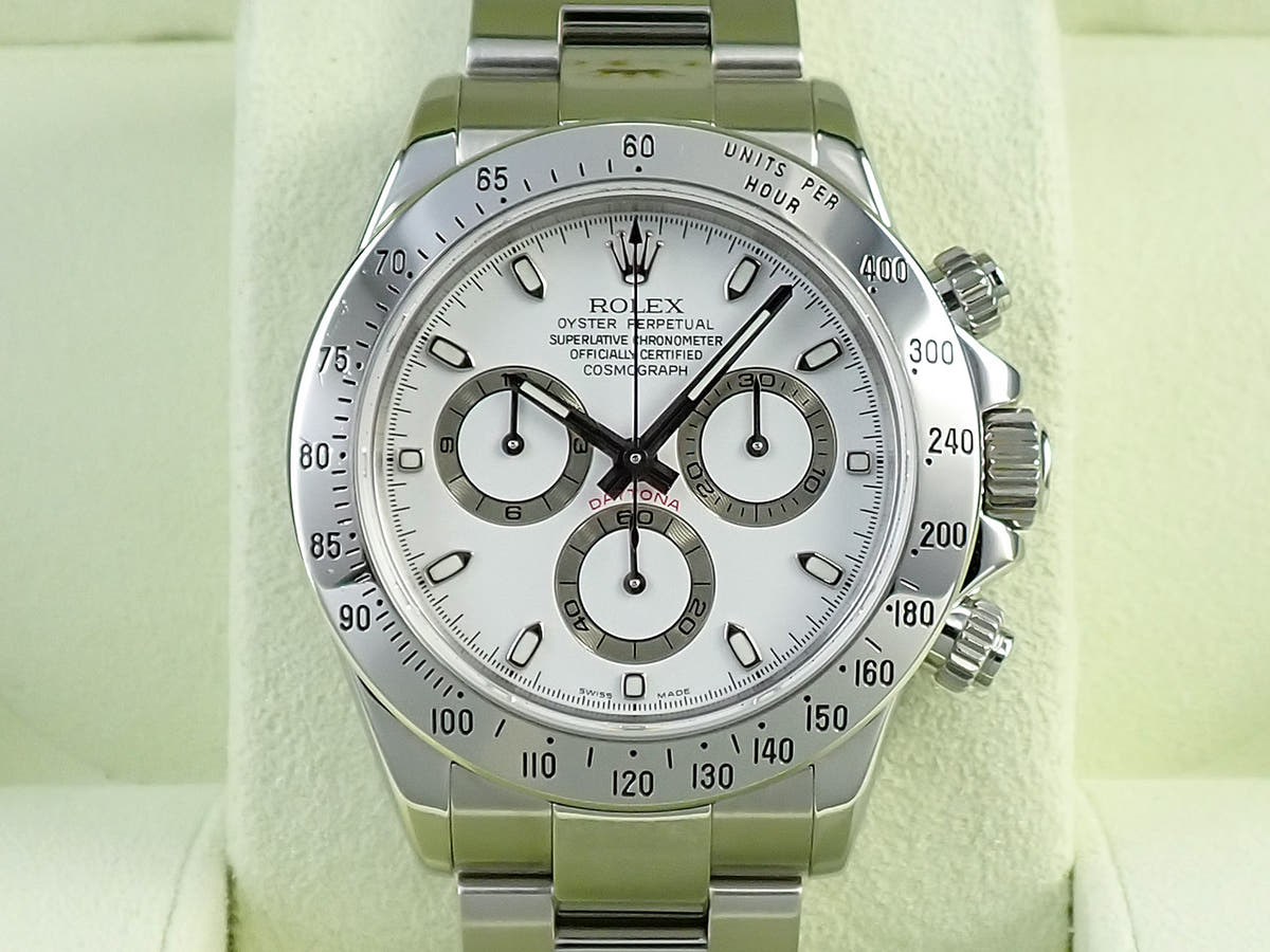 ロレックス デイトナ Ref.116520 ホワイト文字盤 中古 WR3R2R84