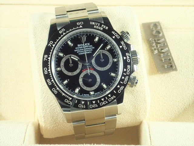 ロレックス デイトナ Ref.116500LN ブラック文字盤 未使用 daytona-242