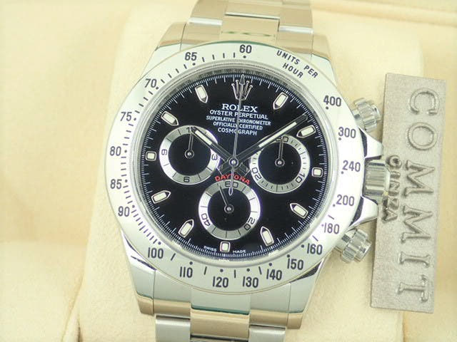 ロレックス デイトナ Ref.116520 ブラック文字盤 中古 daytona-244