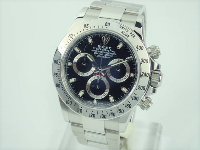 ロレックス デイトナ Ref.116520 ブラック文字盤 中古 daytona-244