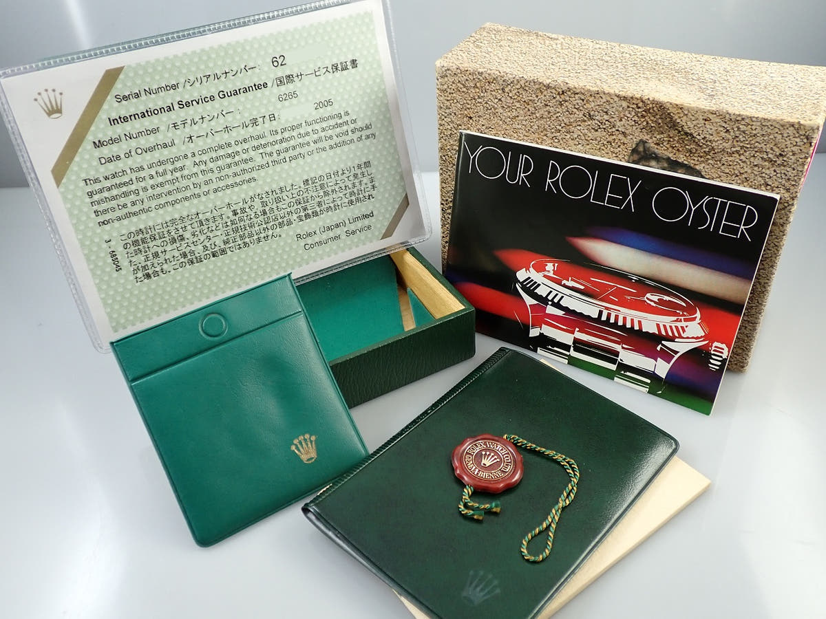 ロレックス デイトナ Ref.6265 ブラック文字盤 中古 94T9V7KS