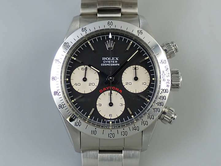 ロレックス デイトナ Ref.6265 ブラック文字盤 中古 94T9V7KS