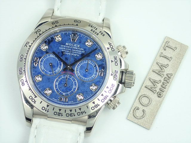 Rolex Cosmograph Daytona Sodalite 8P Diamond