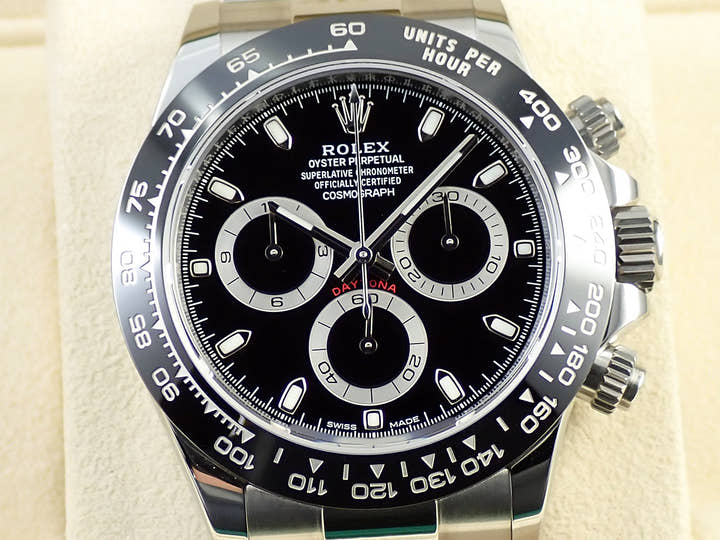 ロレックス デイトナ Ref.116500LN ステンレススチール ブラック文字盤