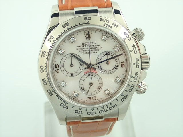 Rolex Daytona Pink Shell 8P Diamond K Series