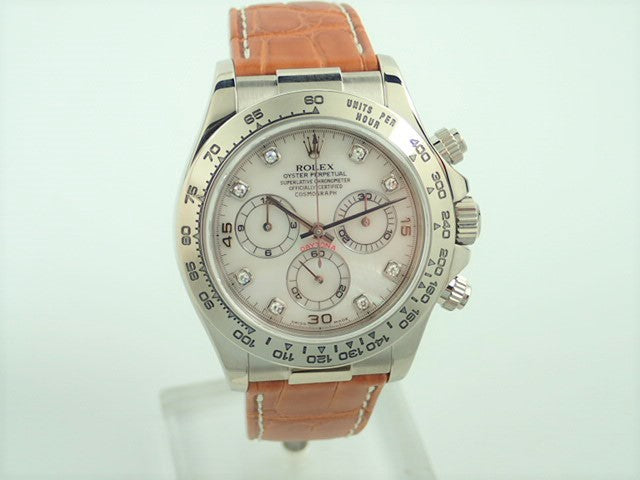 Rolex Daytona Pink Shell 8P Diamond K Series