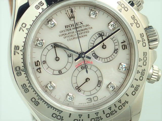 Rolex Daytona Pink Shell 8P Diamond K Series