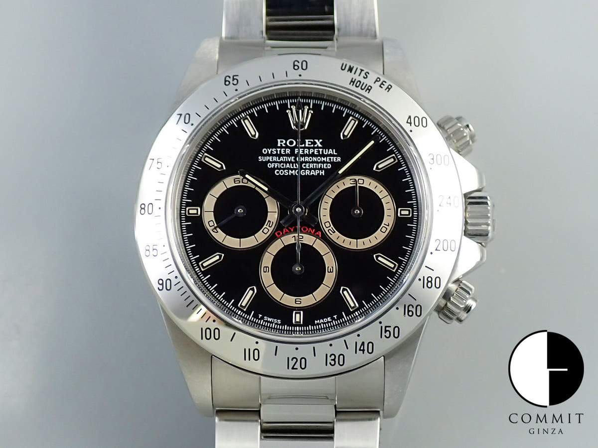 ロレックス デイトナ エルプリメロ Ref.16520 ブラック文字盤 中古 6RSP74KX