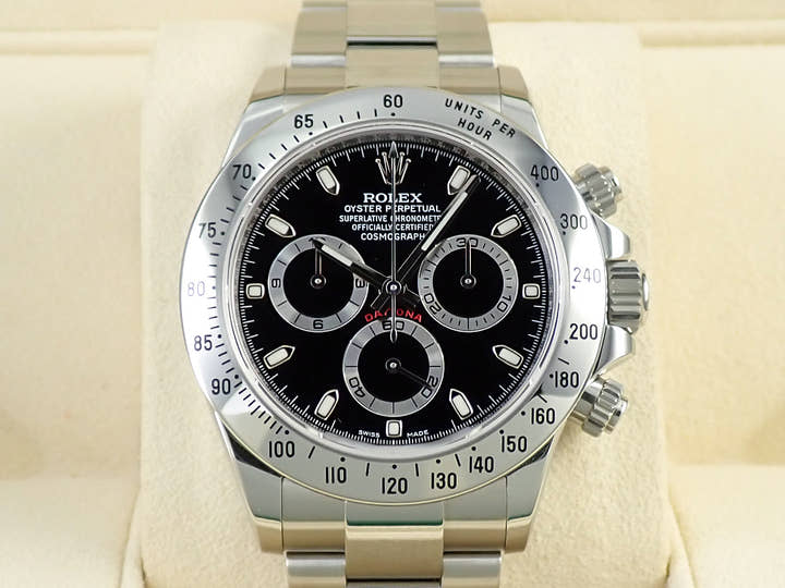 Rolex Daytona Ref. 116520 Stainless Steel Black Dial