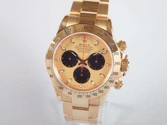 Rolex Daytona Champagne Dial Y Serial Ref.116528