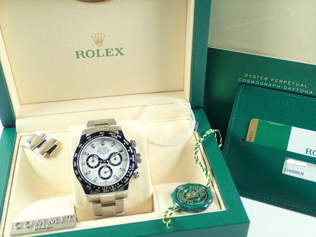 ロレックス デイトナ Ref.116500LN ホワイト文字盤 中古 daytona-250