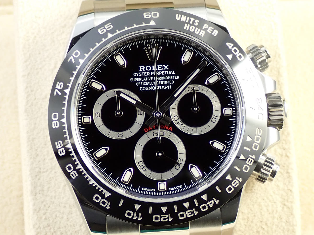 ロレックス デイトナ Ref.116500LN ブラック文字盤 未使用 C6UYYUSZ