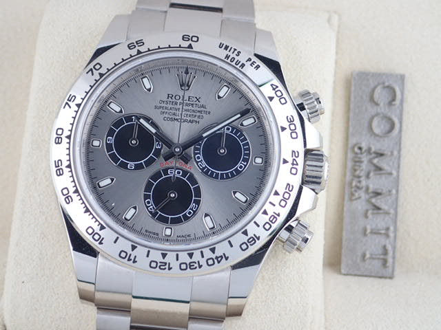 ロレックス デイトナ Ref.116509 スレートグレー文字盤 美品 daytona-252