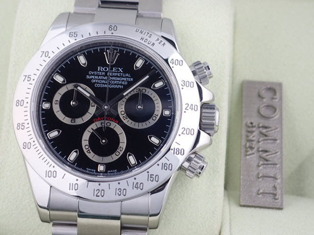 ロレックス デイトナ Ref.116520 ブラック文字盤 中古 daytona-253