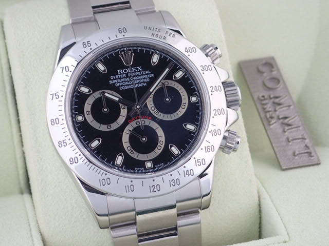 ロレックス デイトナ Ref.116520 ブラック文字盤 中古 daytona-253