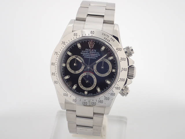 ロレックス デイトナ Ref.116520 ブラック文字盤 中古 daytona-253