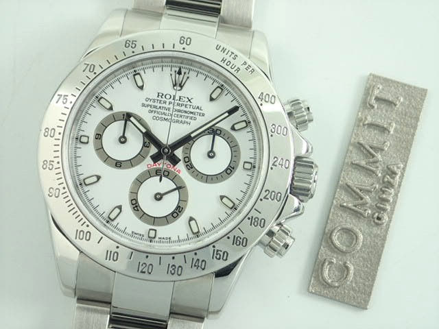 ロレックス デイトナ Ref.116520 ホワイト文字盤 中古 daytona-254