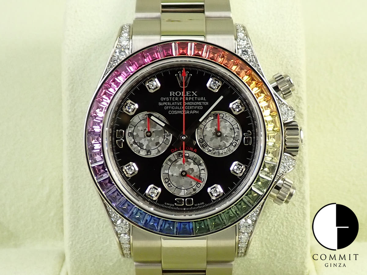ロレックス デイトナ Ref.116599RBOW ブラック文字盤 美品 SUJS9KTS