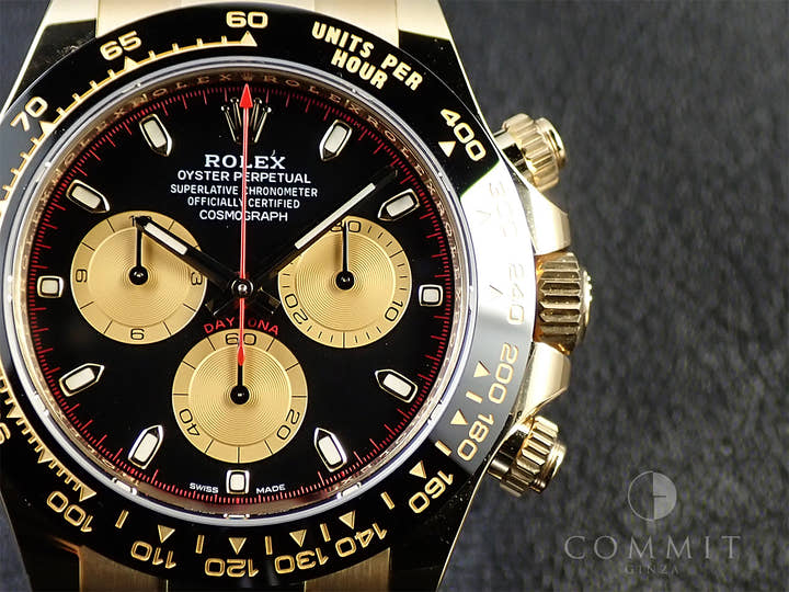 ロレックス デイトナ Ref.116518LN イエローゴールド ブラックxシャンパン文字盤