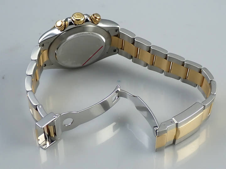 ロレックス デイトナ Ref.116523 ステンレススチール/イエローゴールド ブラック文字盤