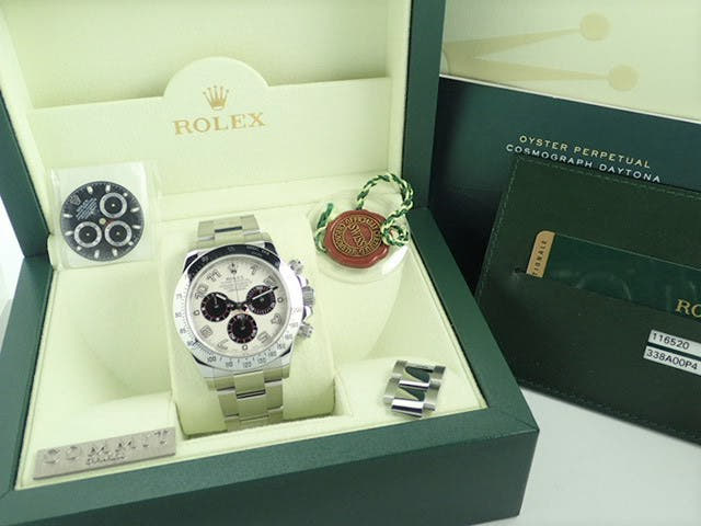 ロレックス デイトナ Ref.116520 ホワイト/ブラック文字盤 中古 daytona-256