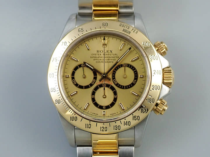 Rolex Daytona El Primero Ref. 16523 Stainless Steel/Yellow Gold Champagne Dial