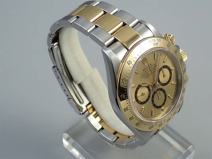 Rolex Daytona El Primero Ref. 16523 Stainless Steel/Yellow Gold Champagne Dial
