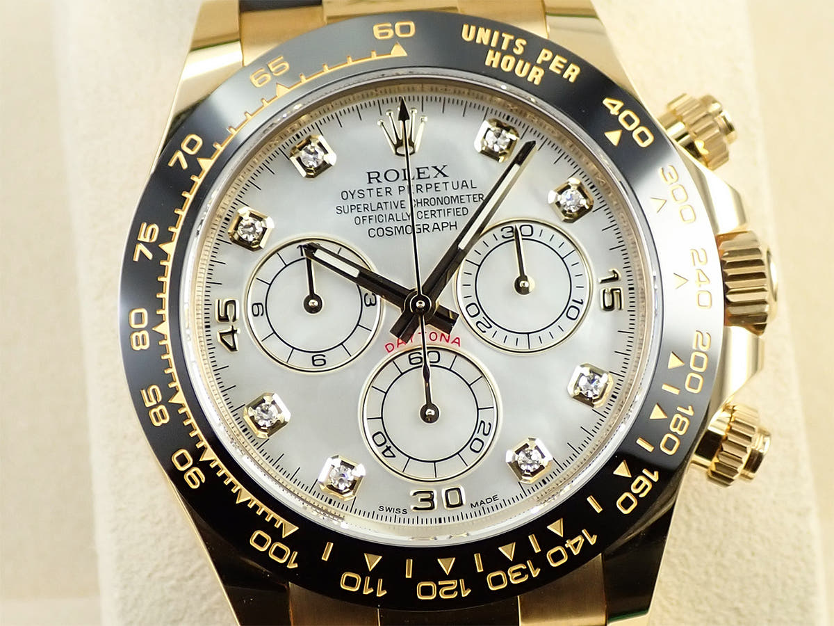 ロレックス デイトナ Ref.116518LNNG ホワイトシェル8Pダイヤ文字盤 美品 ZV4YTKXK