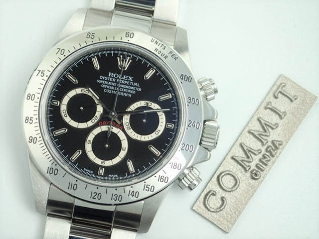 ロレックス デイトナ Ref.16520 ブラック文字盤 中古 daytona-258
