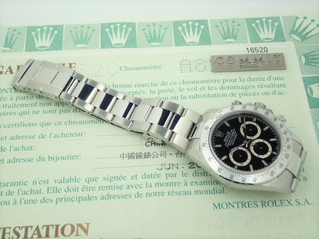 ロレックス デイトナ SS Ref.16520 Serial.A（1999年頃）